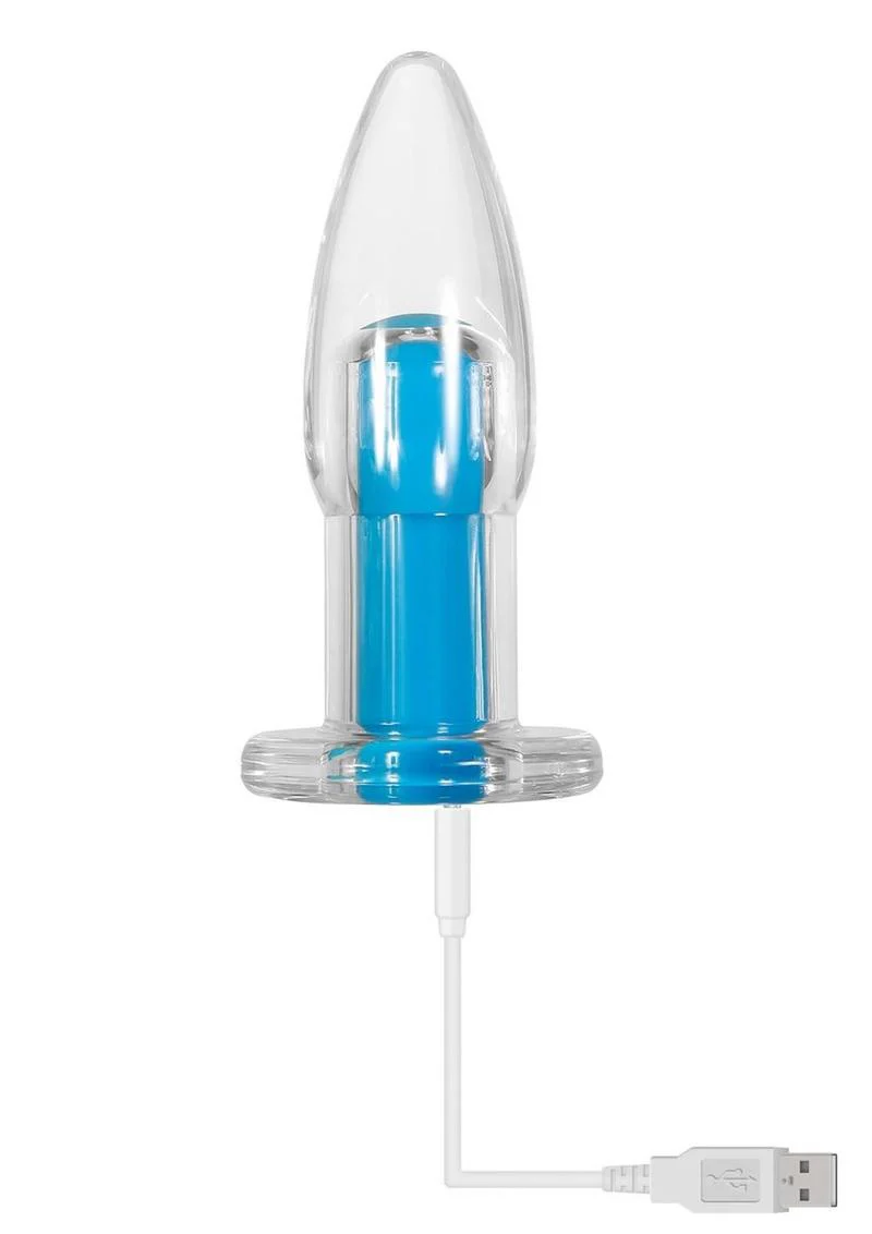 Gender X Electric Blue Silicone Rechargeable Remote Control Vibratos - Image 3