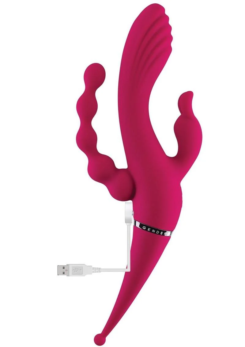 Gender X Four by Four Silicone Quad-Stimulating Vibrator - Image 3