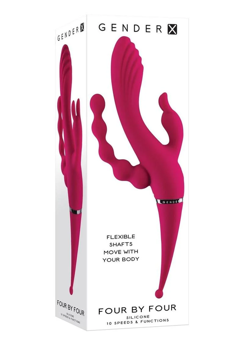 Gender X Four by Four Silicone Quad-Stimulating Vibrator - Image 4