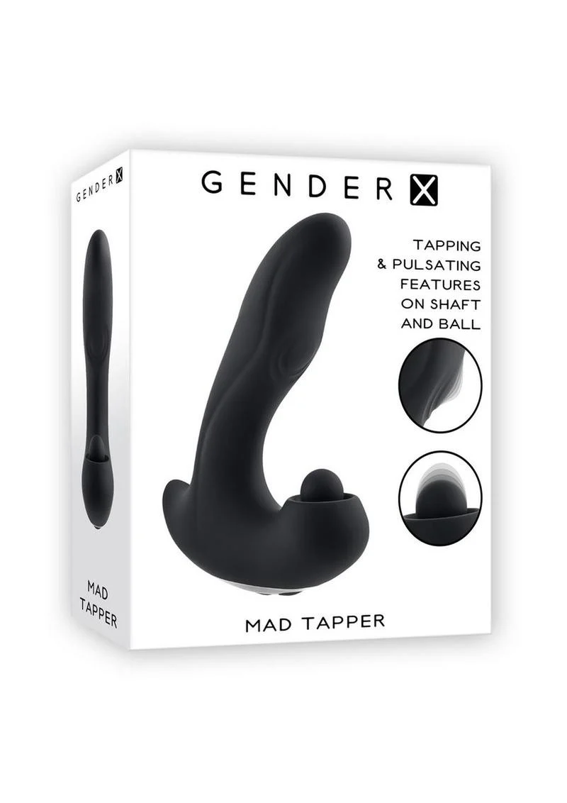 Gender X Mad Tapper Rechargeable Silicone Vibrator with Tapping - Image 4