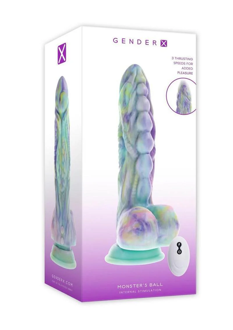 Gender X Monster’s Ball Thrusting Vibrating Dildo - Image 4