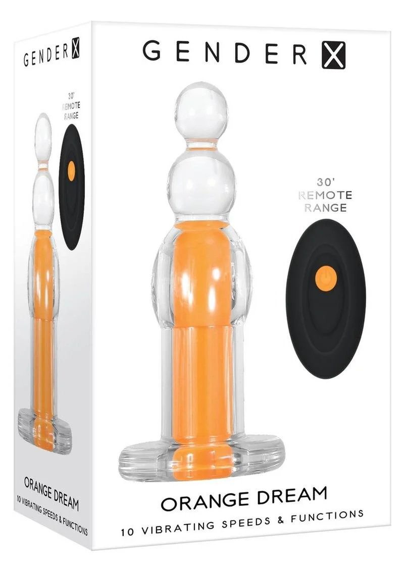 Gender X Orange Dream Beads with Remote Control Vibrators - Image 4
