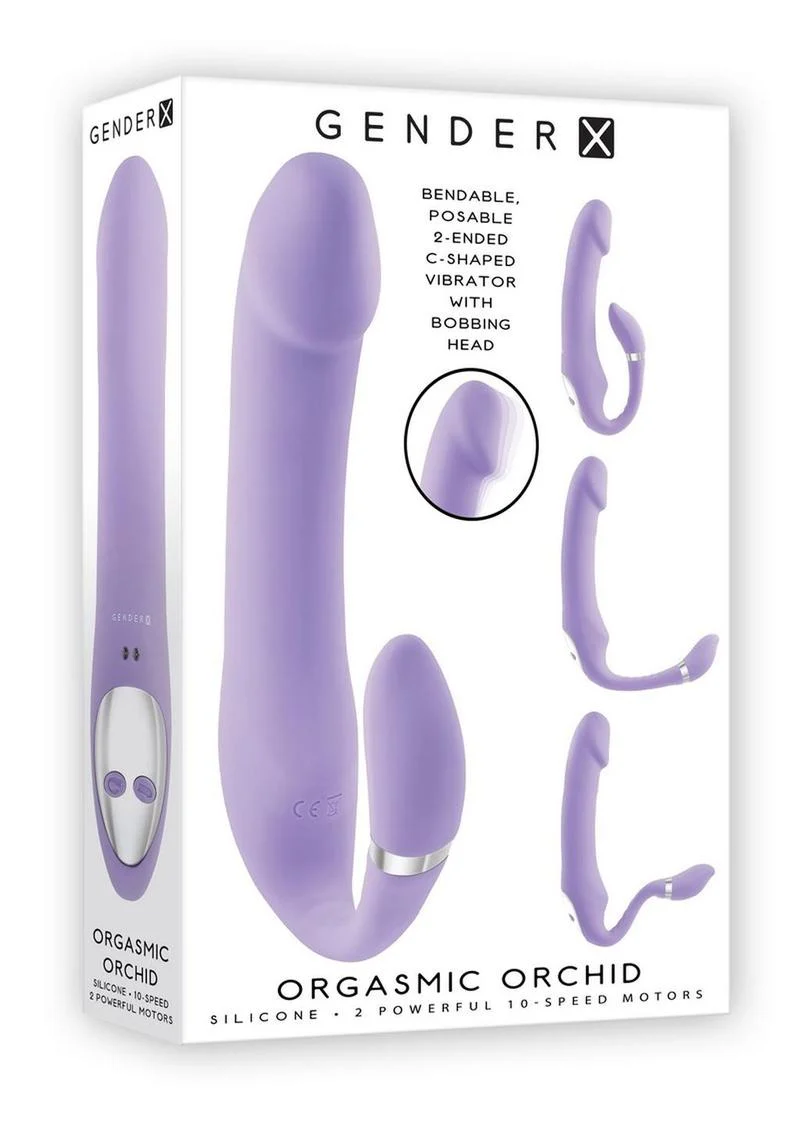 Gender X Orgasmic Orchid Silicone Vibrator - Image 2
