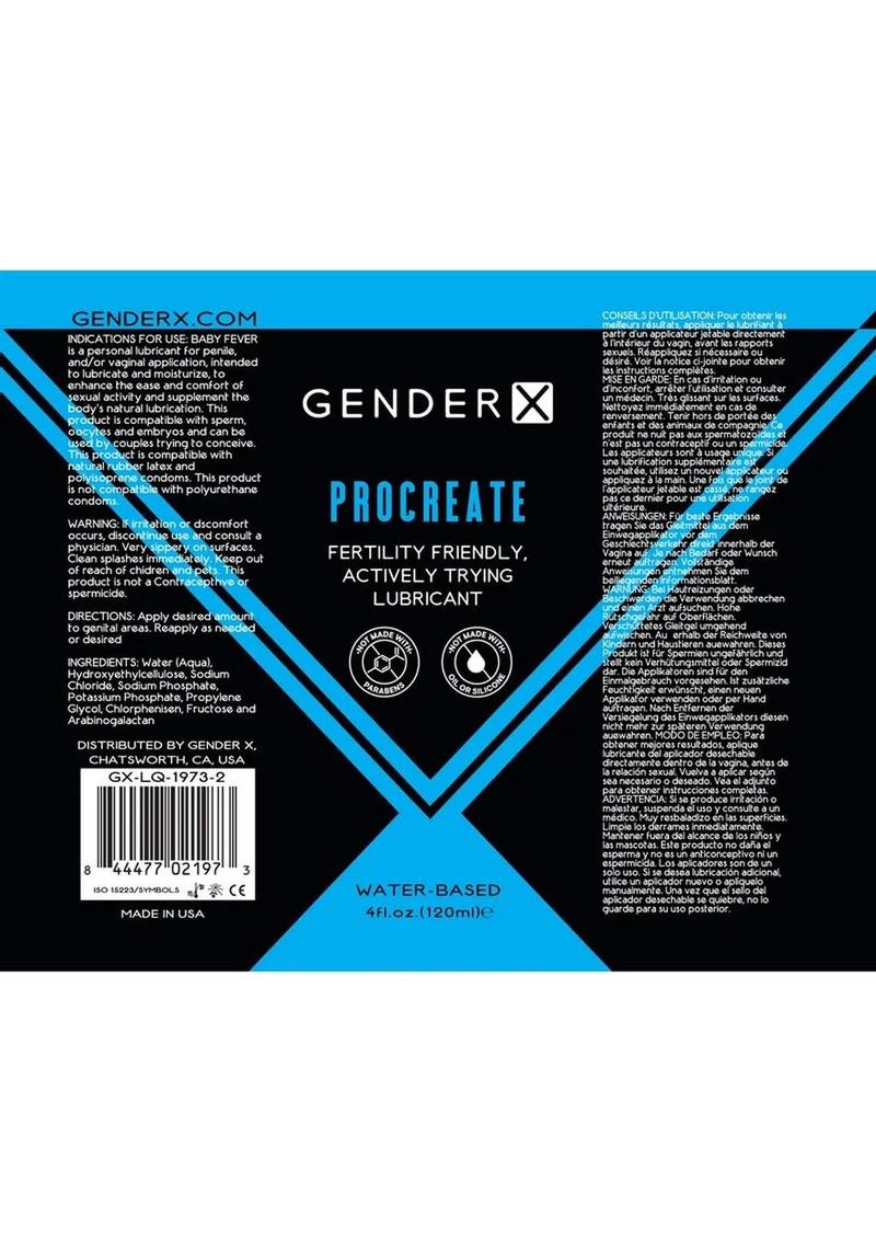 Gender X Procreate Fertility Friendly Lubricant - Image 2