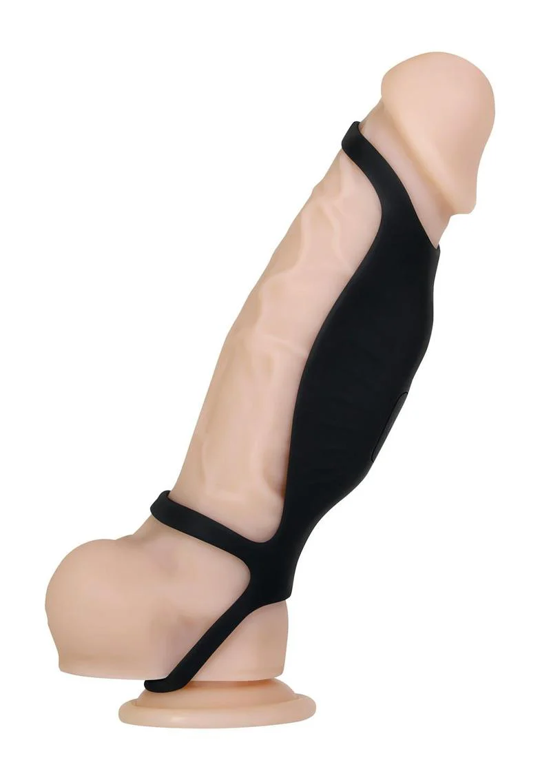 Gender X Rocketeer Rechargeable Silicone Penis Sleeve with 9 Speeds - Image 3