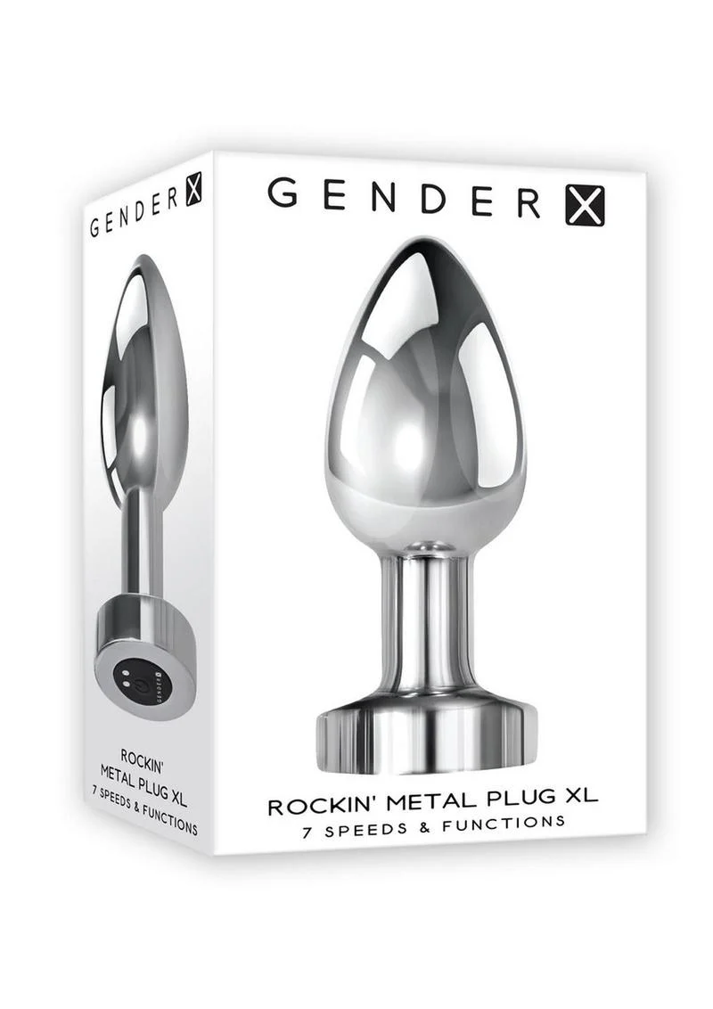 Gender X Rockin Metal XL Stainless Steel Plug - Image 4