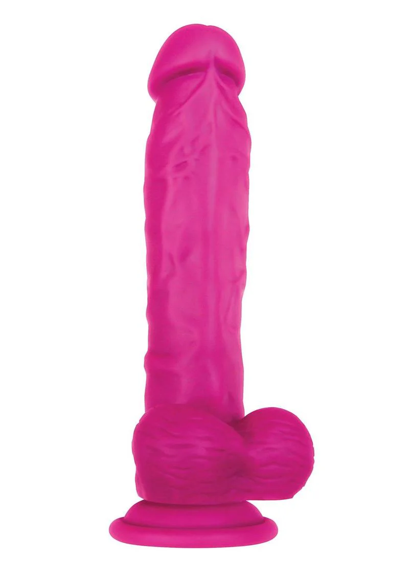 Gender X Sweet Tart Color-Changing Silicone Dildo Purple to Pink - Image 3