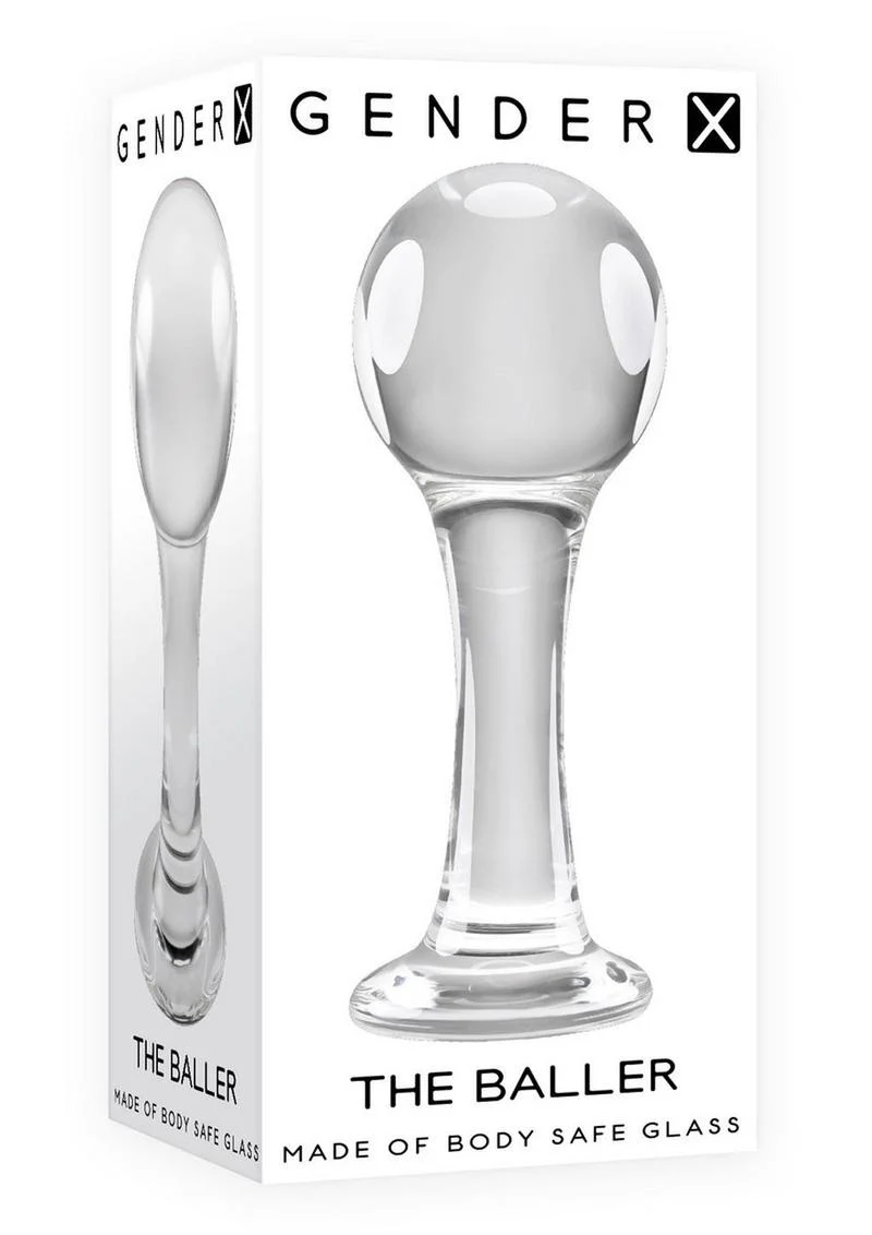 Gender X The Baller Glass Anal Plug For Maximum Comfort - Image 4