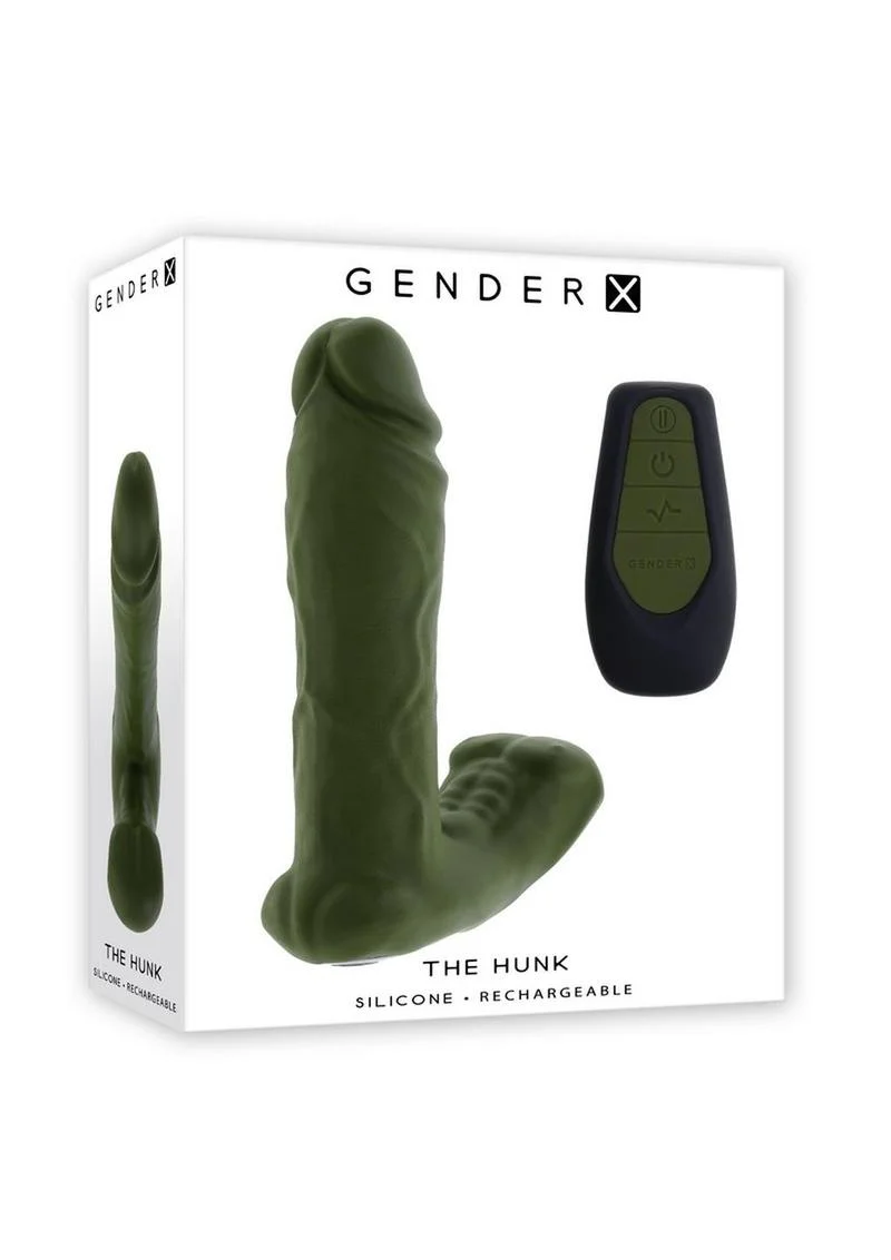 Gender X The Hunk Rechargeable Silicone Vibrating Dildo - Image 4