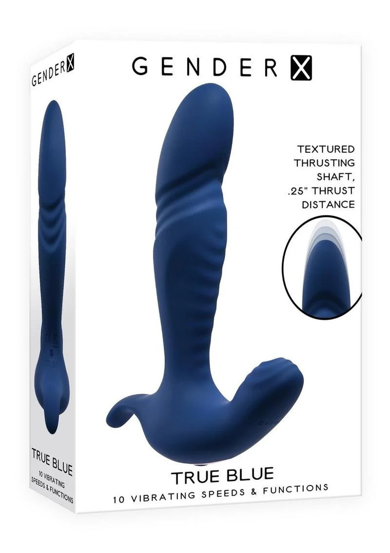 Gender X True Blue Thrusting Anal Vibrator - Image 4