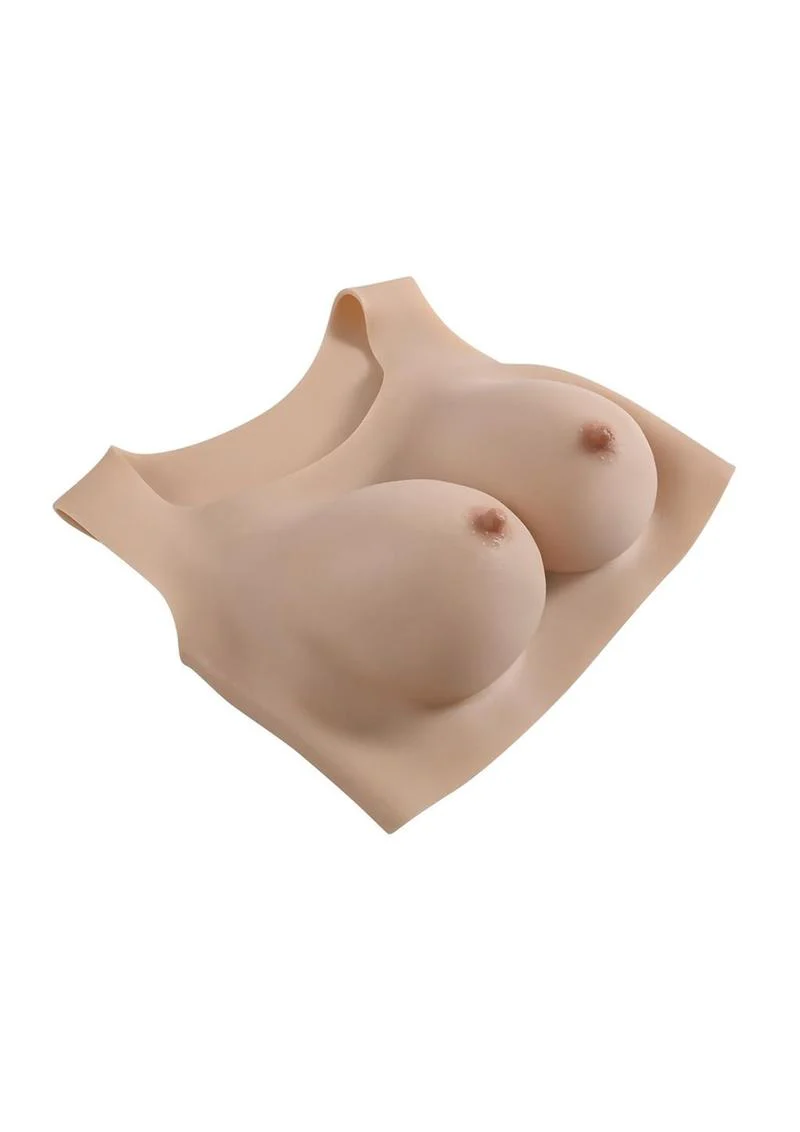 Gender X Undergarments Plate D-Cup – Breastplate in Chocolate - Image 5