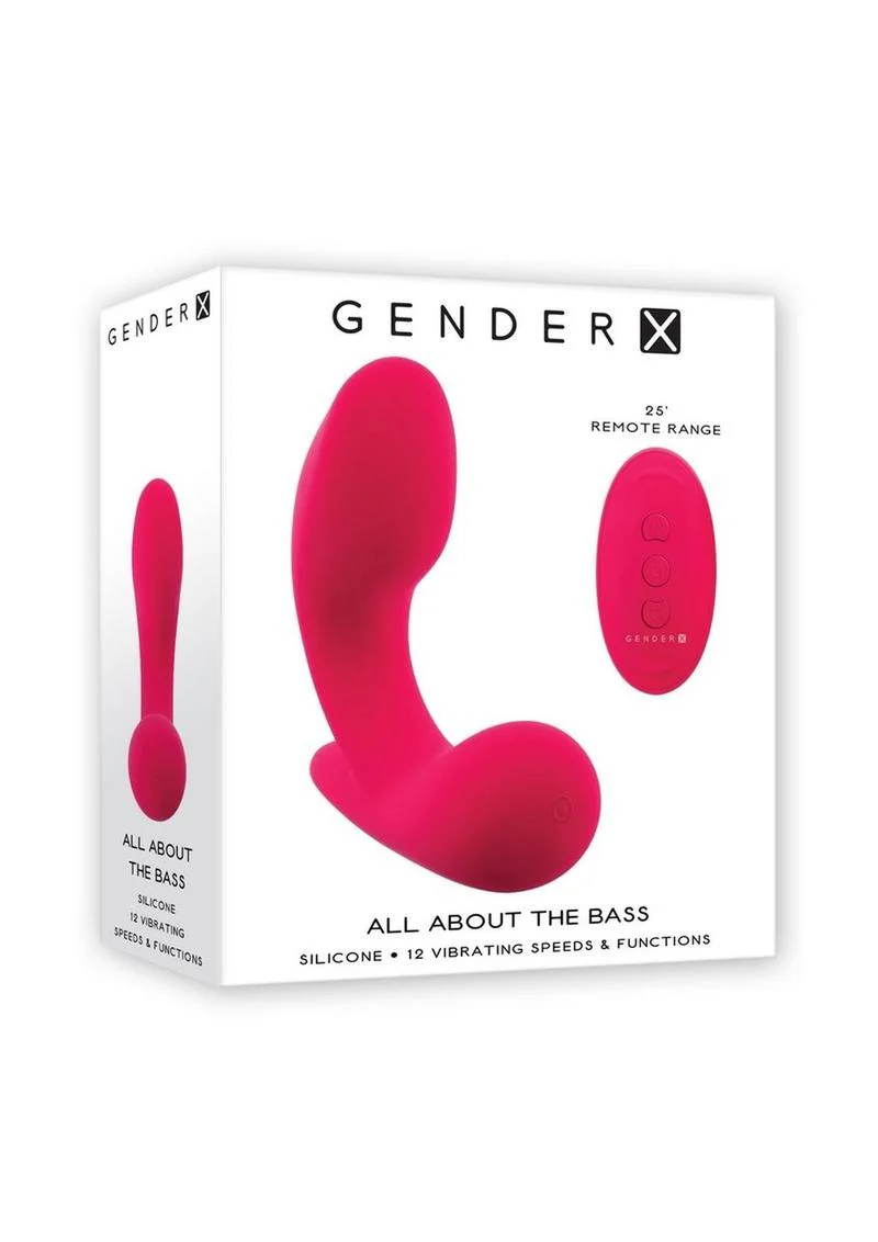 GenderX All About The Bass Silicone Remote Control Vibrator - Image 4