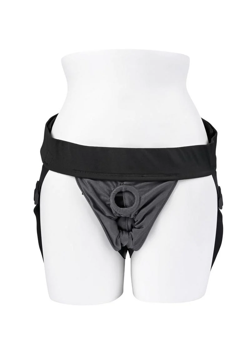 GenderX Double Rider Harness with Vibrating Ring - Image 2