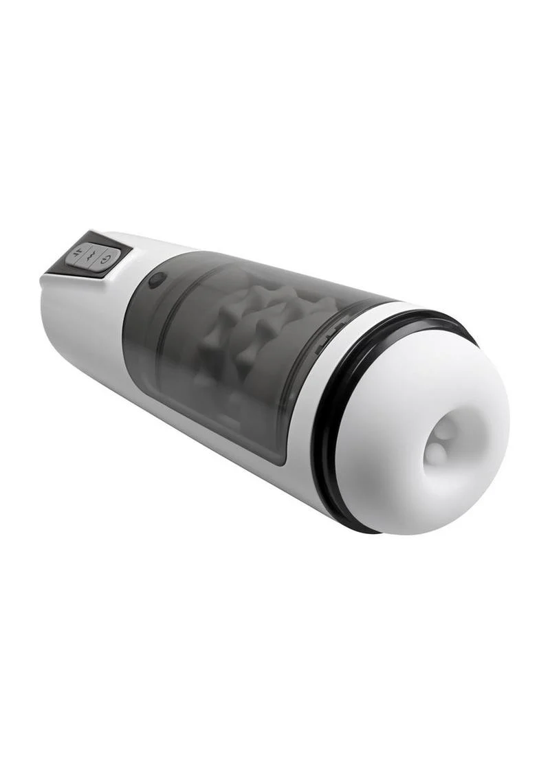 GenderX Get Your Stroke On Rechargeable Silicone Thrusting Stroker - Image 2