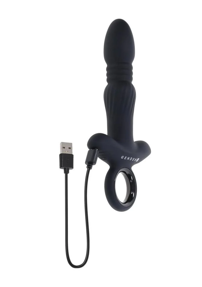 Gender X Slayer Rechargeable Thrusting Anal Vibrator - Image 3