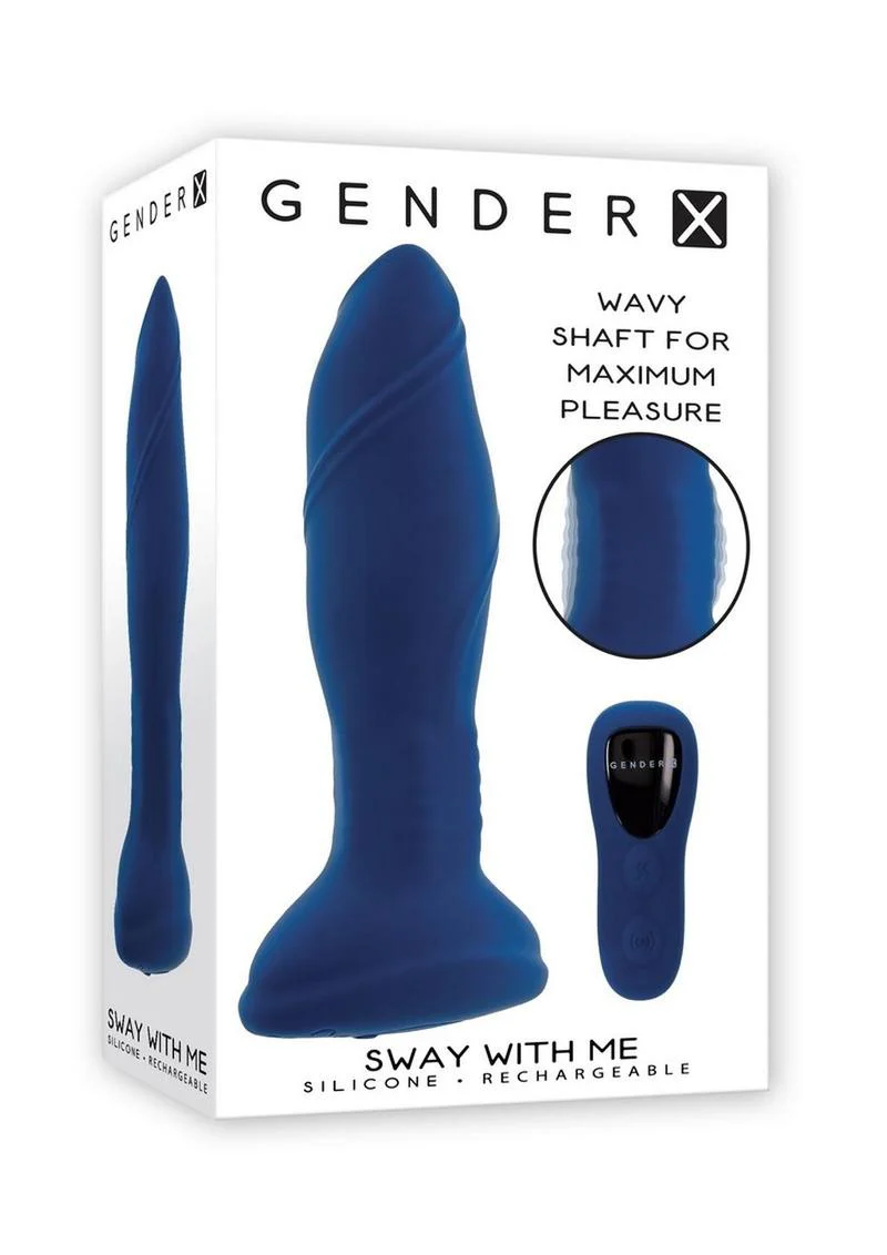 GenderX Sway With Me Rechargeable Silicone Anal Plug with Remote - Image 4