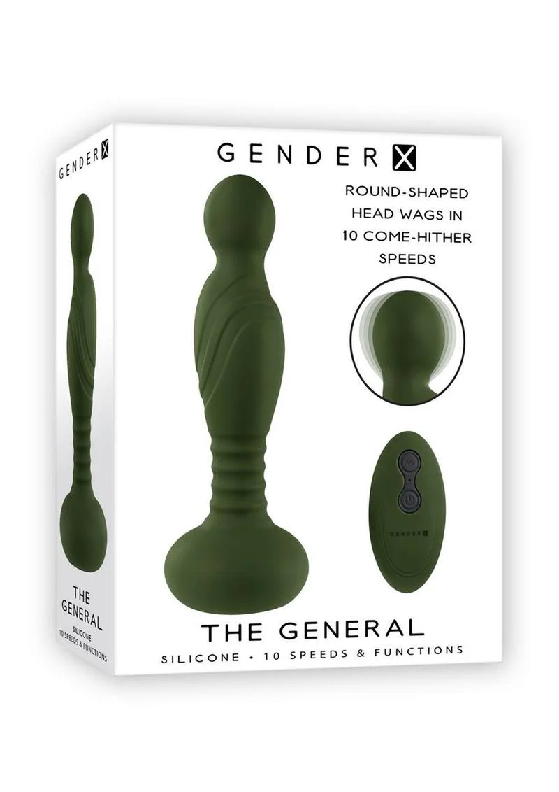 GenderX The General Rechargeable Silicone Vibrator with Remote Control - Image 4