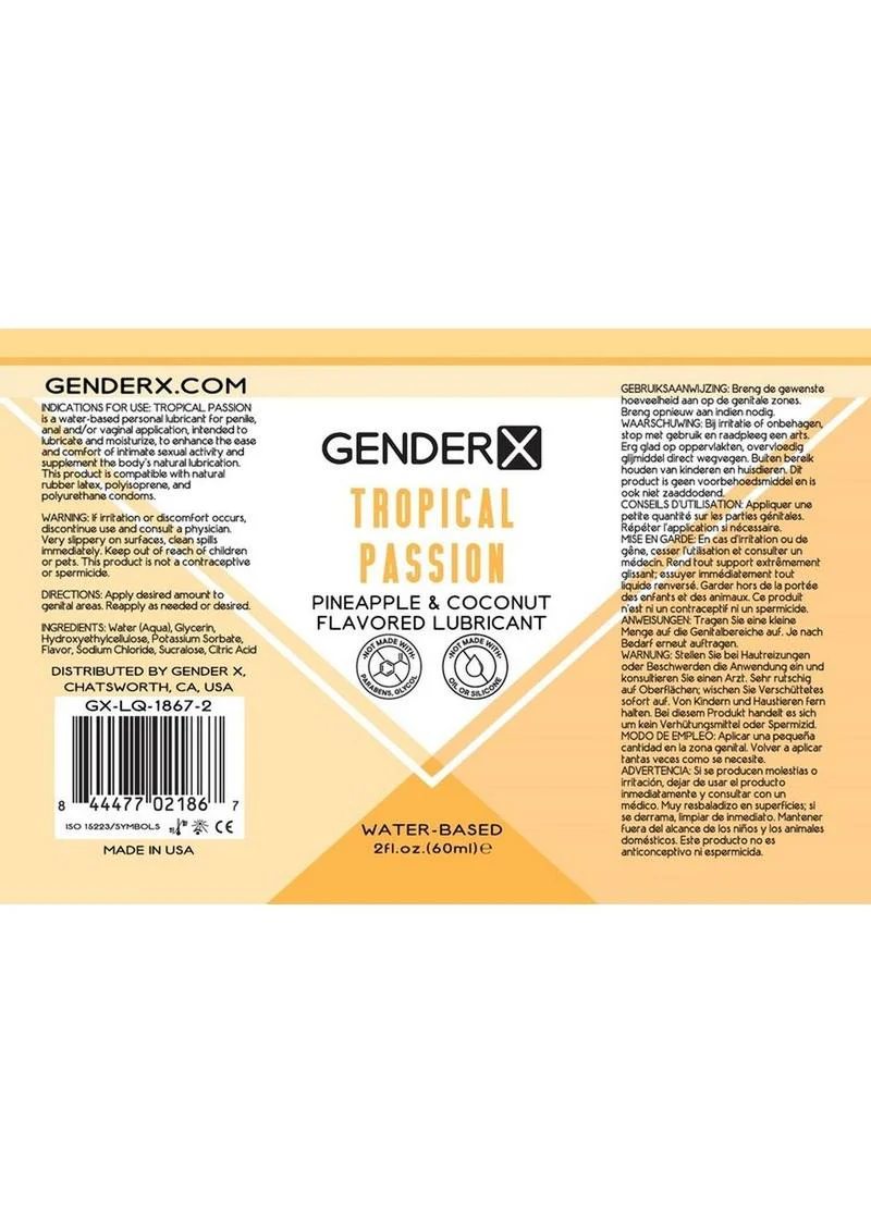 GenderX Tropical Passion Lubricant - Image 3