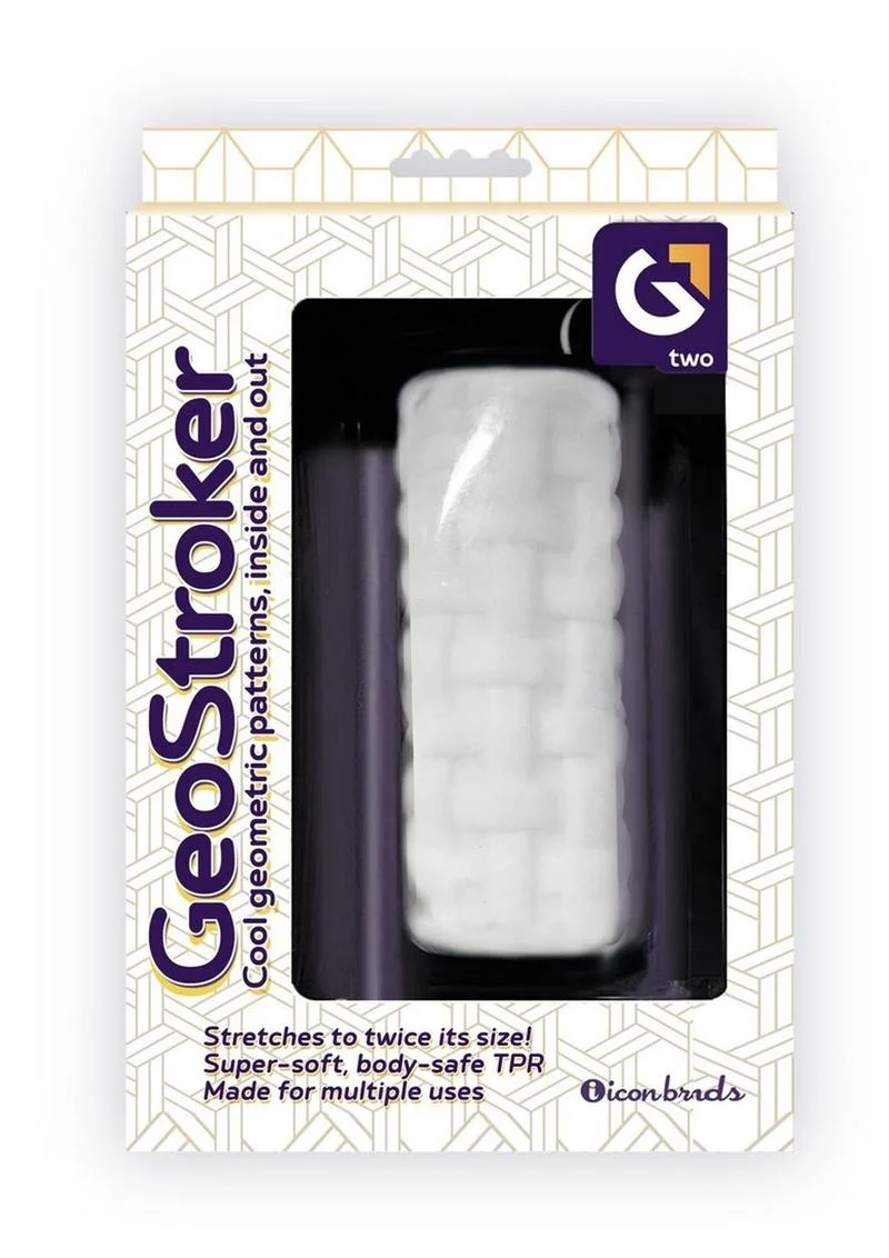 GeoStroker Cool Geometric Patterns Stretchable Body Safe Stroker - Image 2