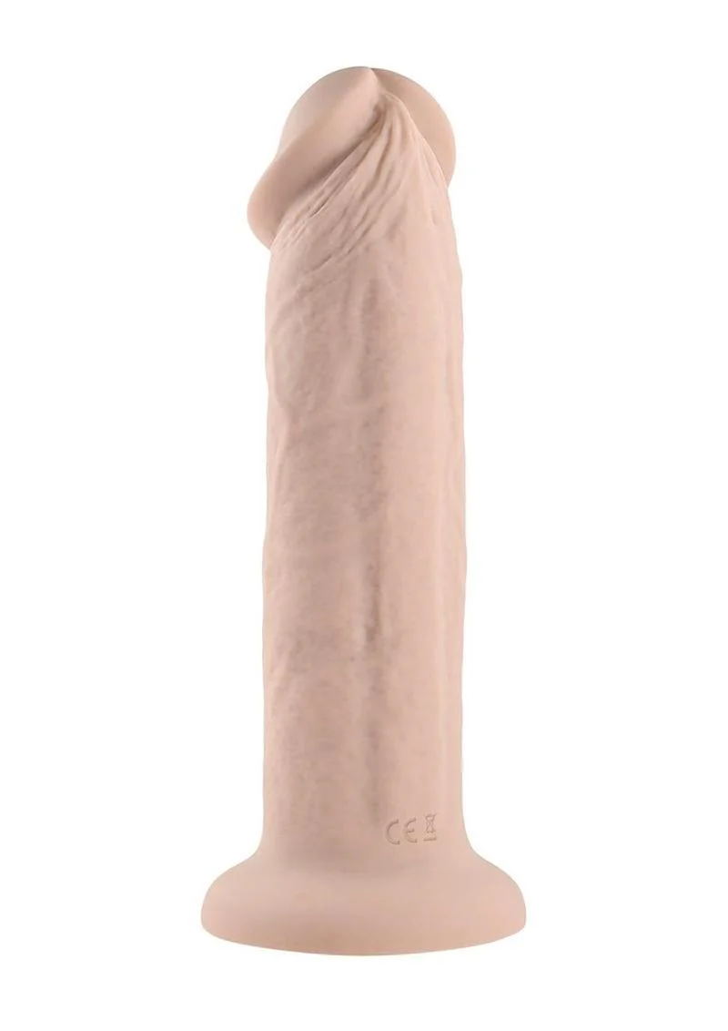 Girthy Vibrating Rechargeable Silicone Dildo - Image 4