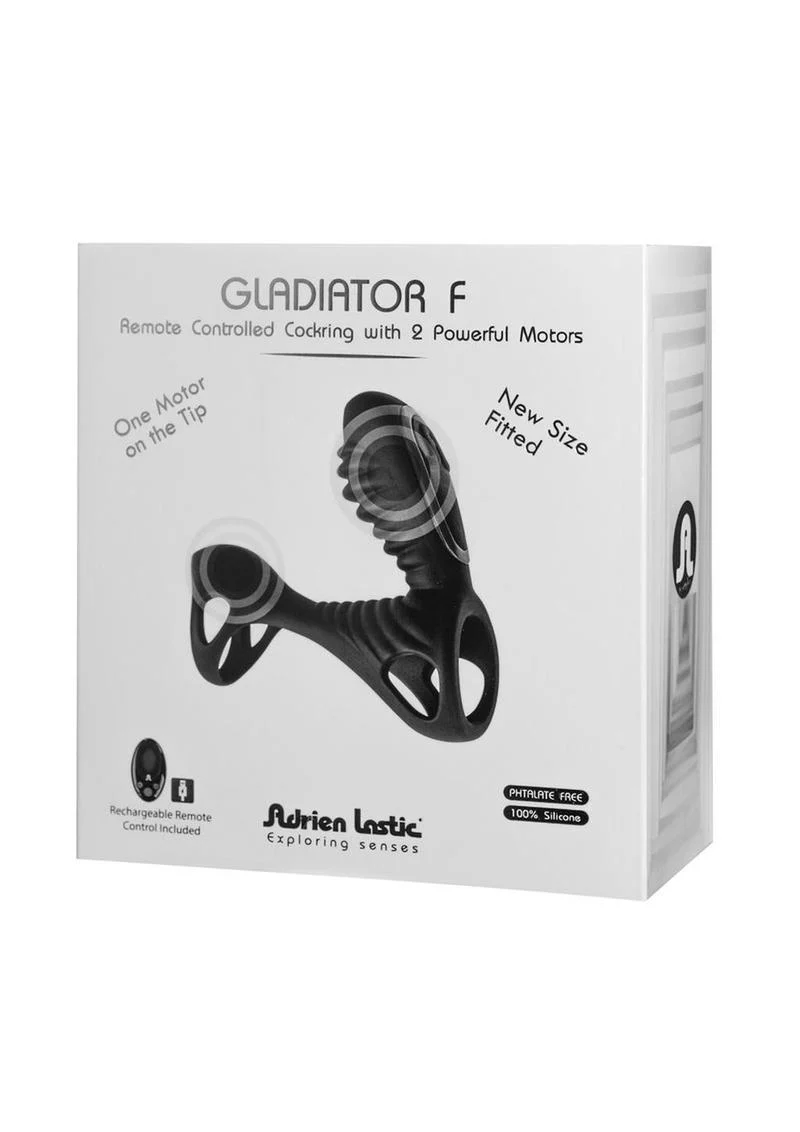 Gladiator F Rechargeable Silicone Cock Ring For Couples - Image 4
