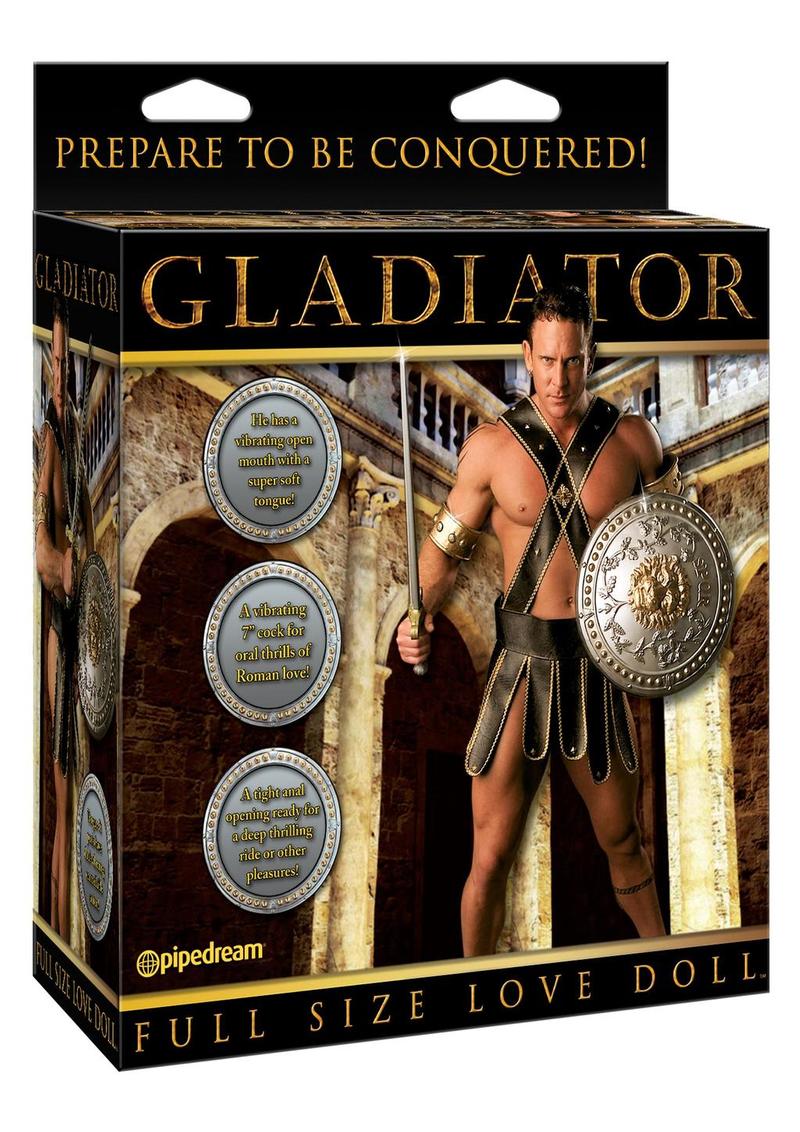Gladiator Full Size Vibrating Love Doll Pipedream Inflatable Fantasy - Image 2