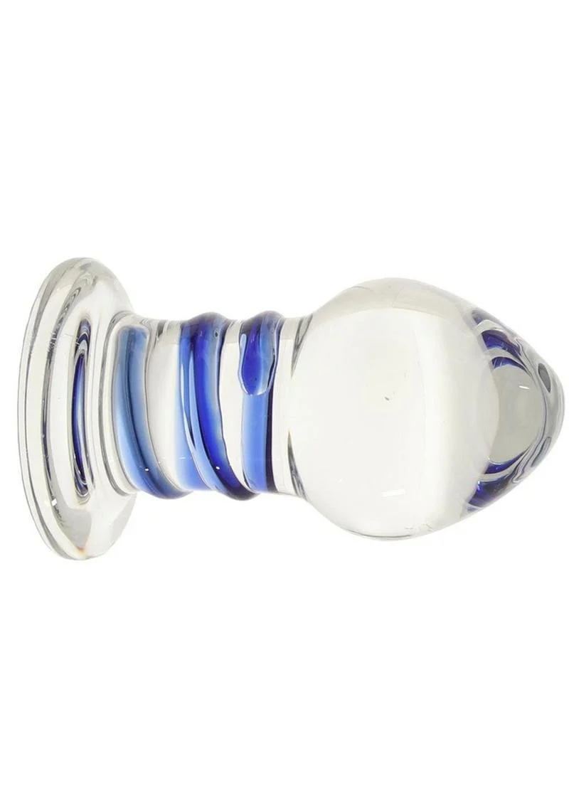 Glas 2 Piece Double Penetration Glass Dildo And Butt Plug - Image 2