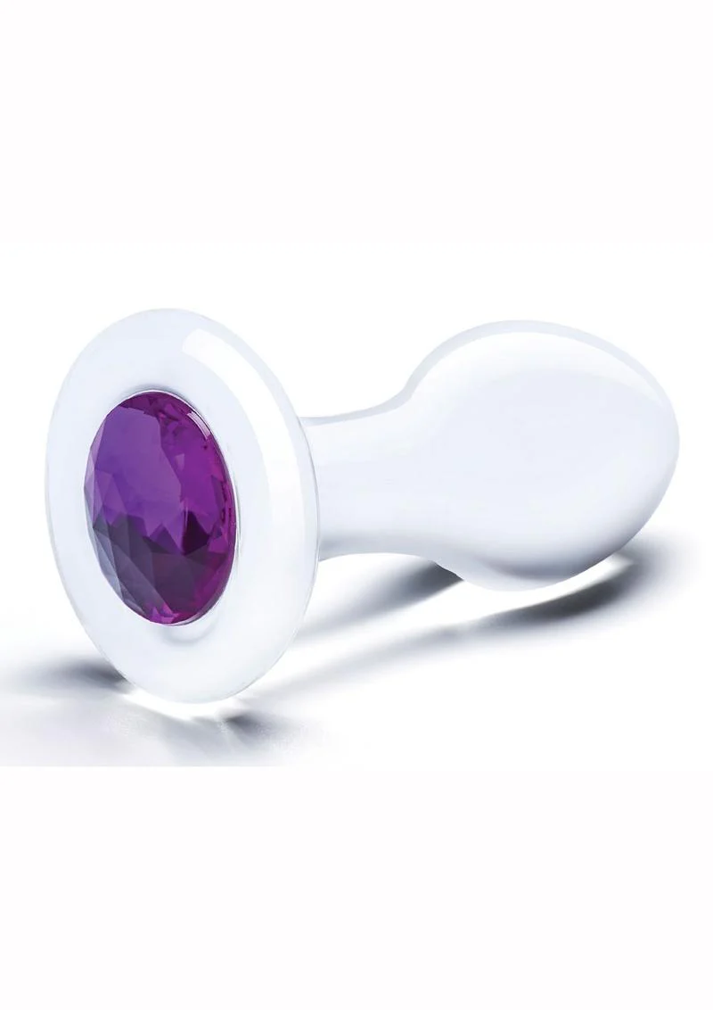 Gläs 3.5 Inch Bling Bling Hand Blown Glass Butt Plug