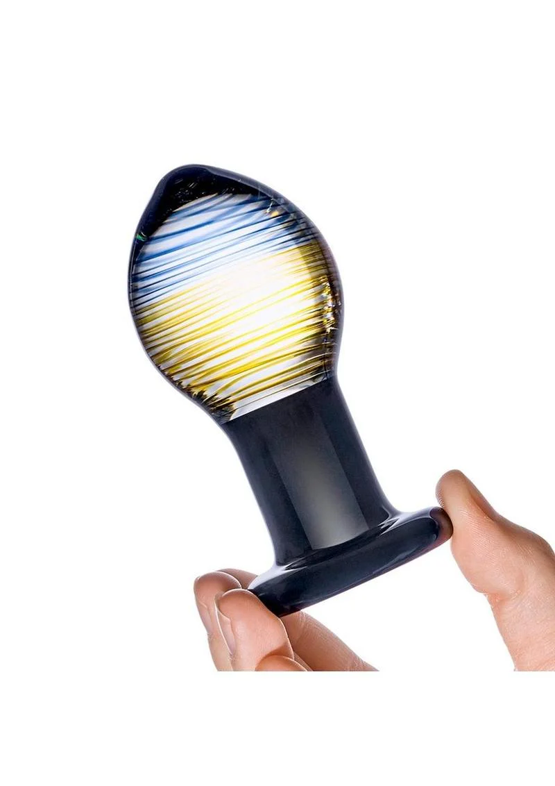 Gläs 3.5 Inch Galileo Hand Blown Glass Butt Plug - Image 3