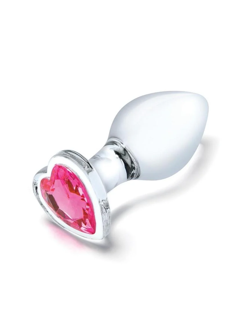 Gläs 3 Piece Heart Jewel Blown Glass Anal Training Kit - Image 2
