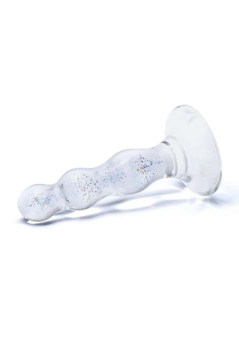 Gläs 4 Inch Triple Play Hand Blown Beaded Glass Butt Plug - Image 2