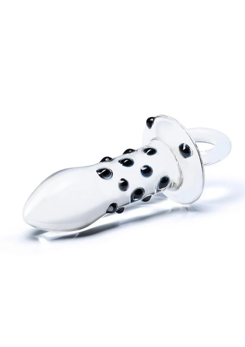 Gläs 5 Inch Pacifier Hand Blown Glass Butt Plug - Image 2