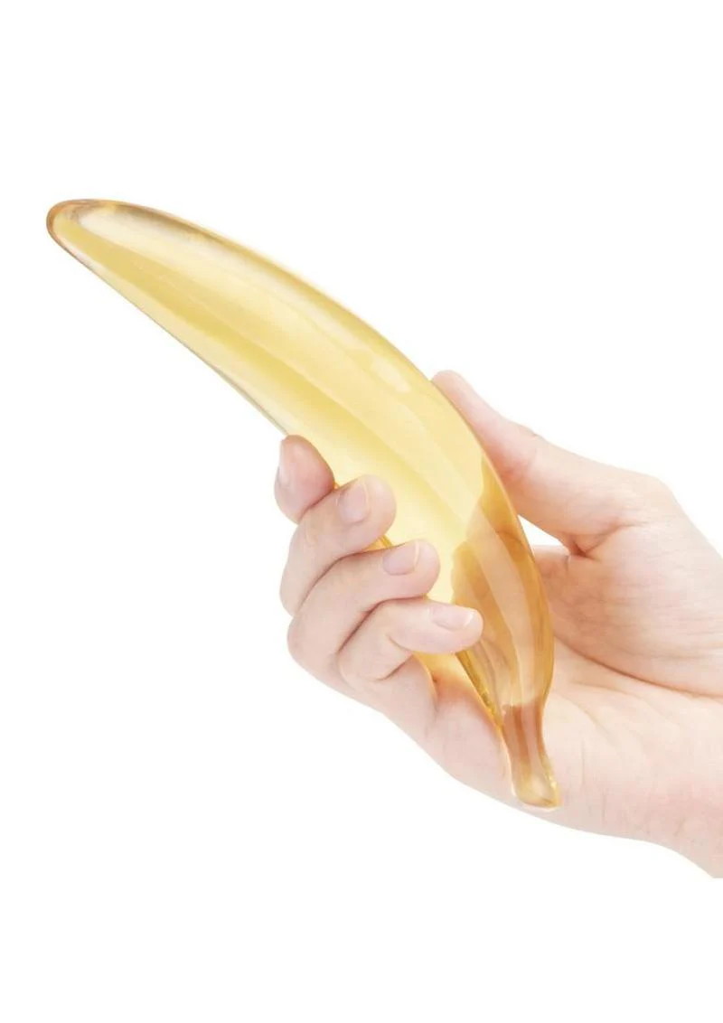 Glas Banana Joy Glass Dildo - Image 3