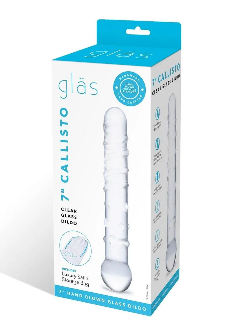 Gläs Callisto Clear Glass Dildo With Handcrafted Pleasure Toy - Image 4