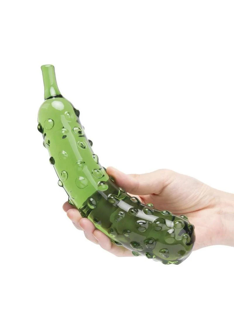 Glas Caressing Cucumber Glass Dildo - Image 3
