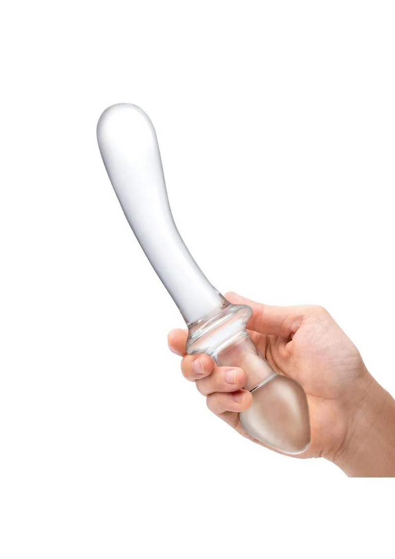 Glas Classic Curved Dual Ended Blown Glass Dildo - Image 3