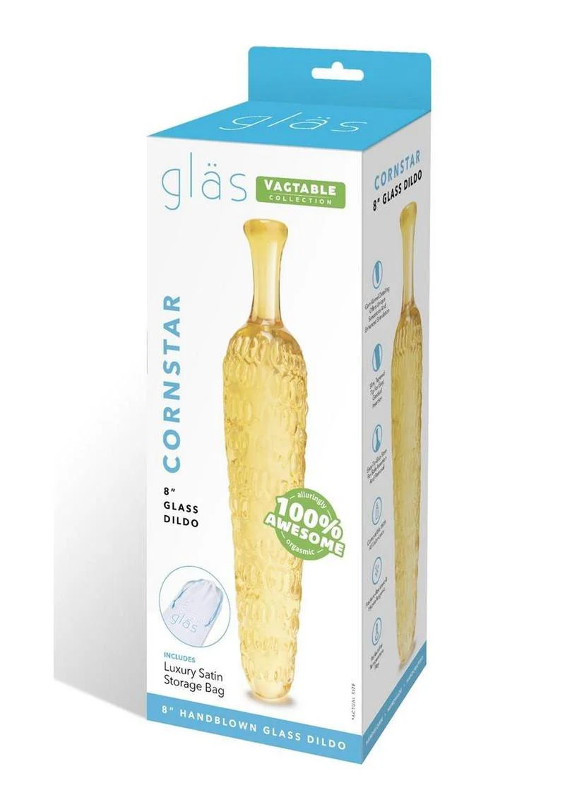 Gläs Cornstar 8 Inch Glass Dildo - Image 2