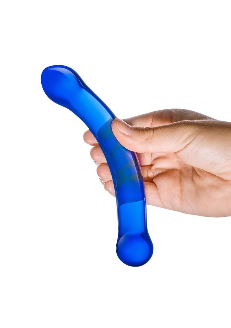 Glas Curved G Spot Glass Dildo for Targeted Pleasure - Image 3