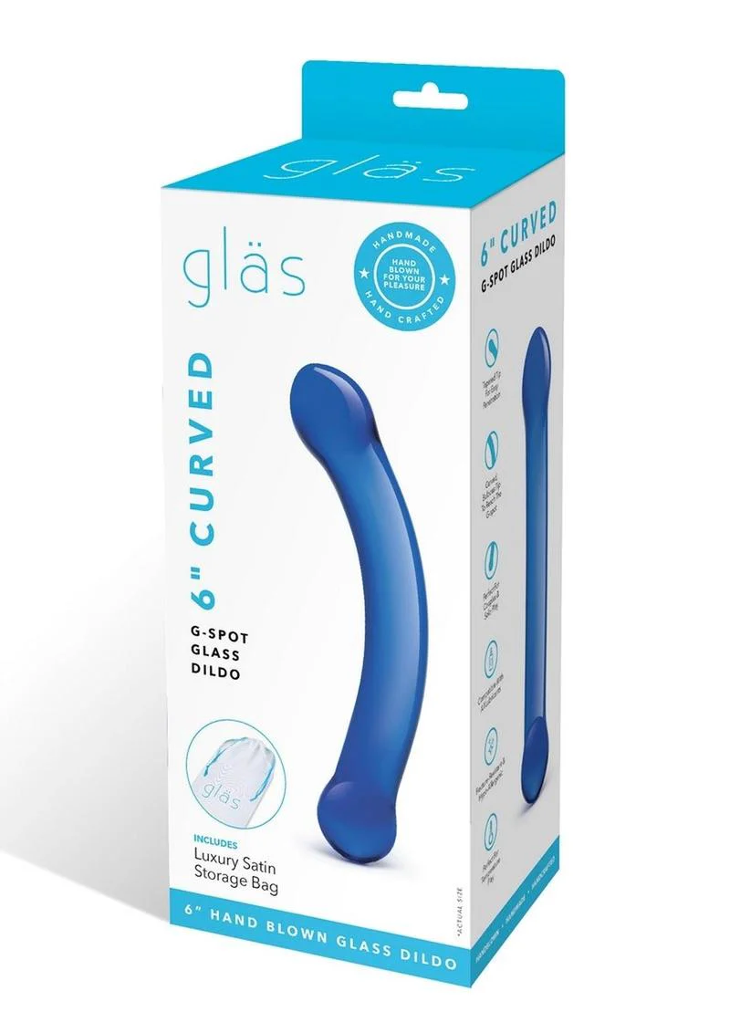 Glas Curved G Spot Glass Dildo for Targeted Pleasure - Image 4