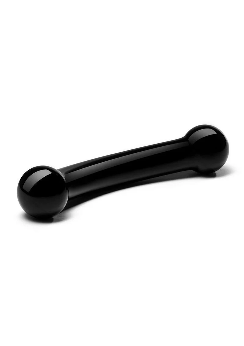 Glas Double Bull Black And Handcrafted Dual-Ended Glass Dildo - Image 2