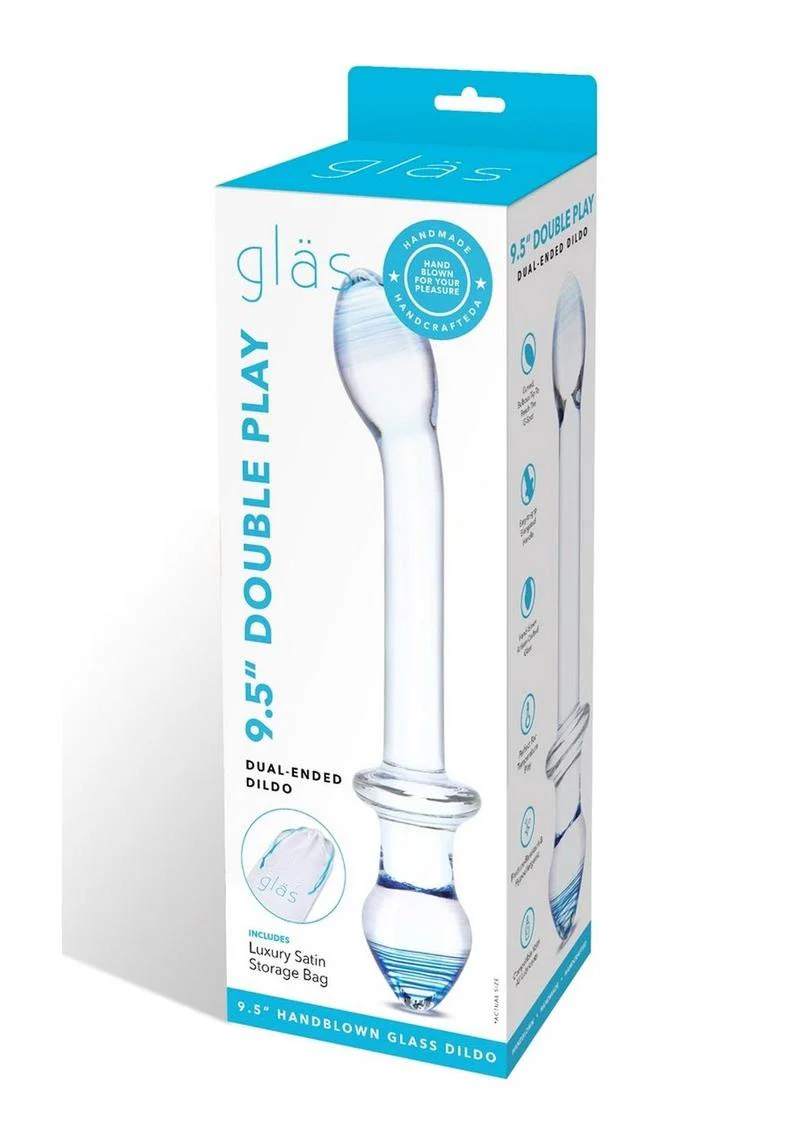 Glas Double Play Dual Ended Blown Glass Dildo - Image 4