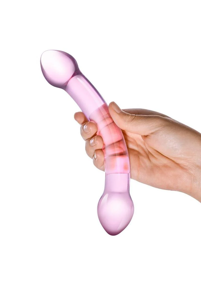 Glas Double Trouble Purple Dildo With Comfortable Length - Image 2