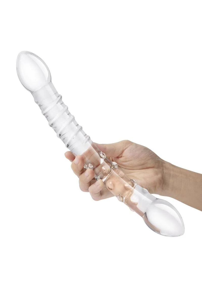 Glas Girthy Double Trouble Glass Dildo - Image 3