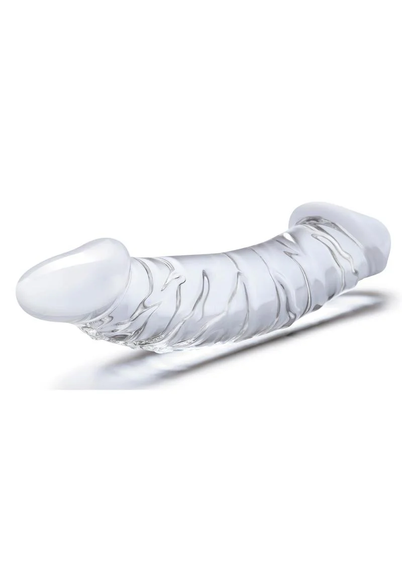 Glas Girthy Realistic Hand Blown Glass Double Dong - Image 2