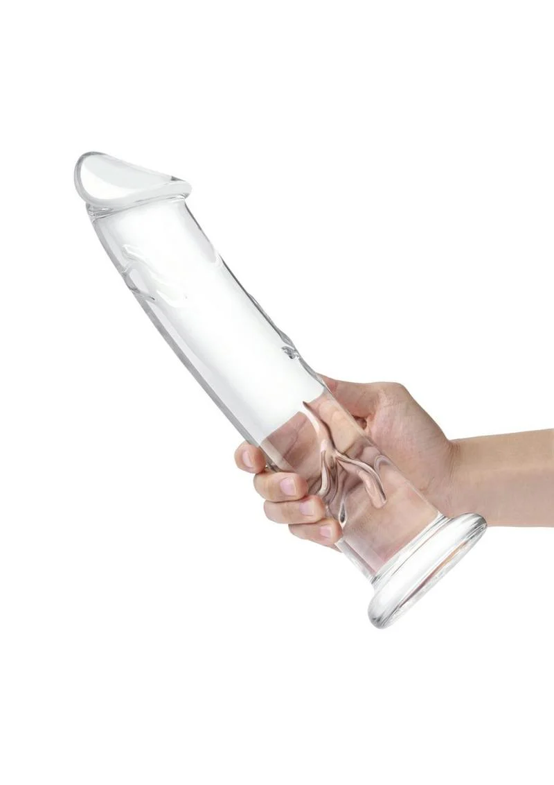 Glas Glass Dildo with Veins And Flat Base - Image 6
