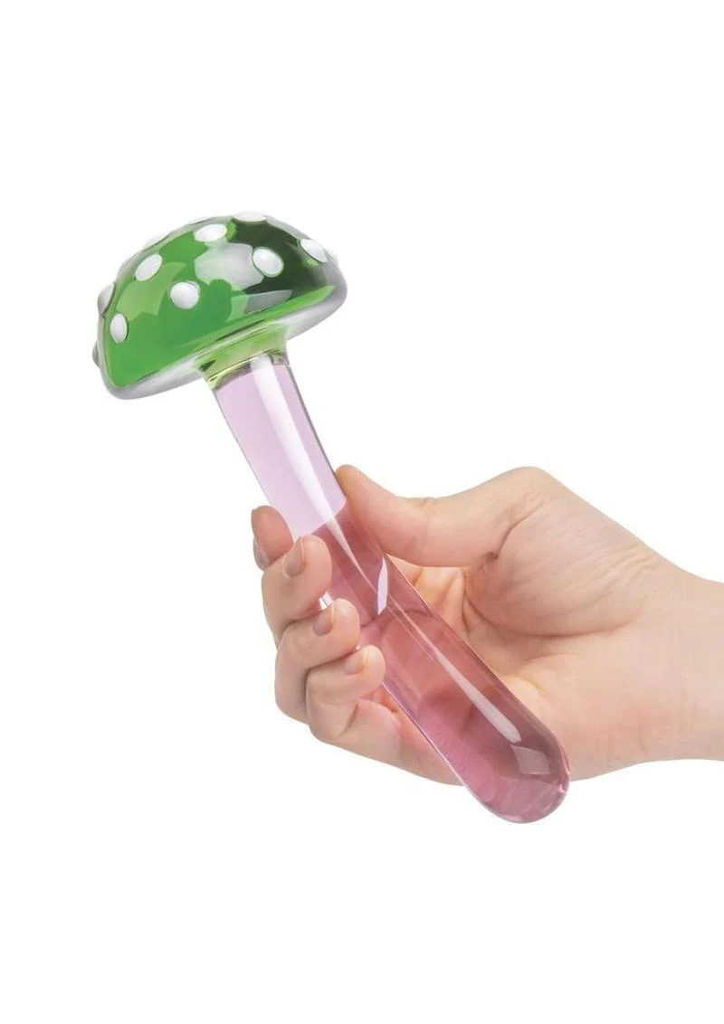 Gläs Magic Mushroom Glass Dildo - Image 3
