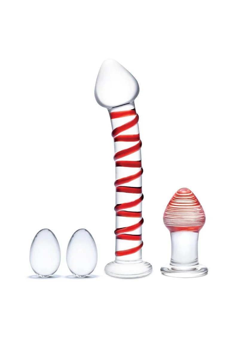 Glas Mr Swirly Handblown Glass Pleasure Set