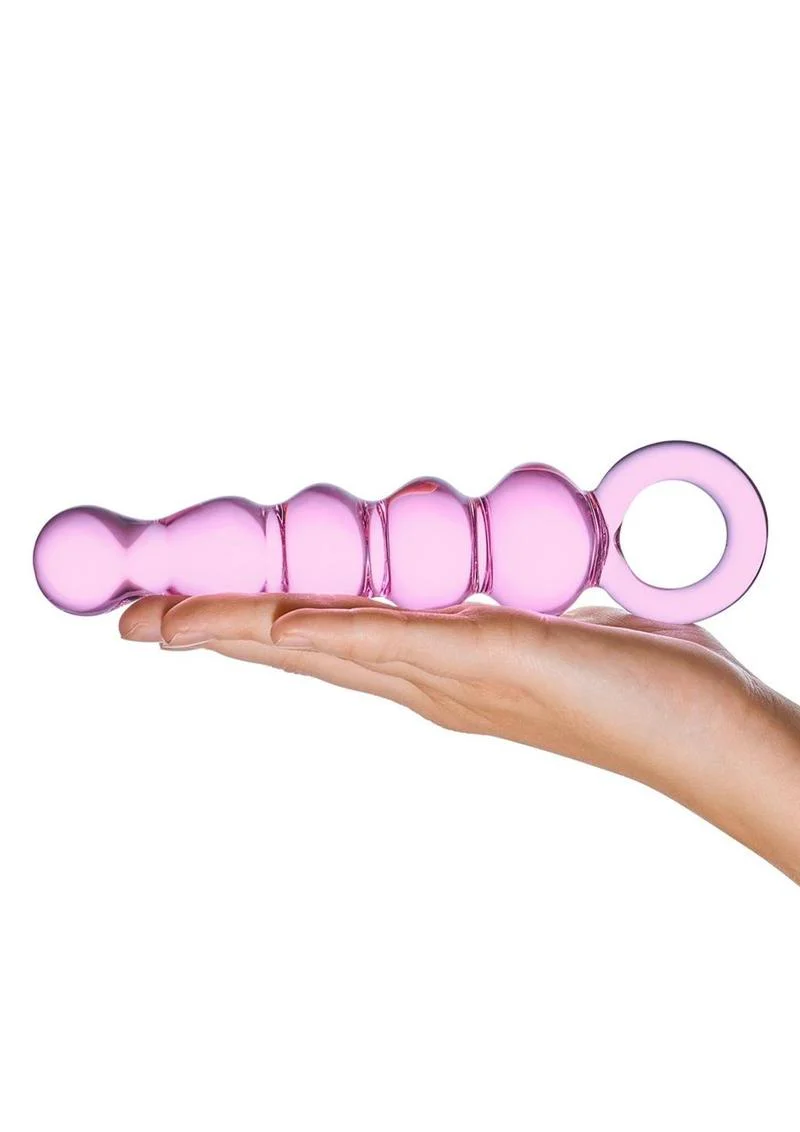 Glas Quintessence Beaded Anal Glass Dildo With Temperature Play - Image 3