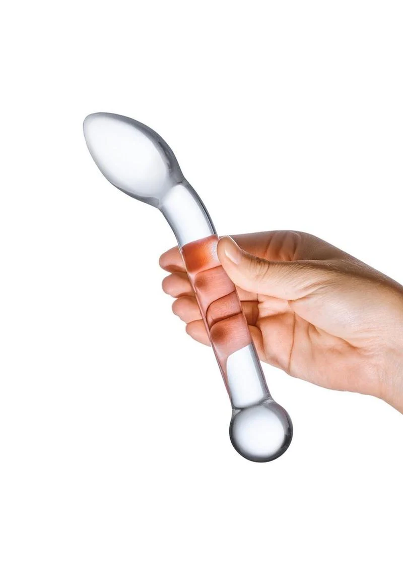 Glas Slimline G Spot And Handcrafted Pleasure Toy Glass Dildo - Image 3