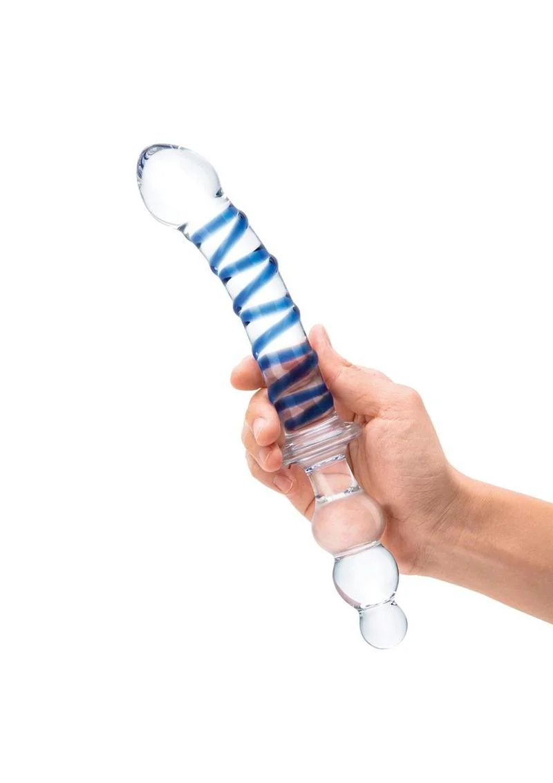 Glas Twister Dual Ended Hand Blown Glass Dildo - Image 3